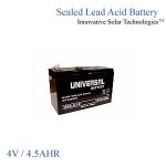 Sealed Lead Acid Battery 4v 4.5Ah