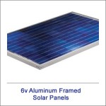 6v Aluminum Framed Solar Panels