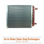 Air To Water Solar Heat Exchangers