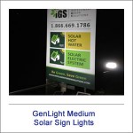 GenLight Medium Solar Sign Lights