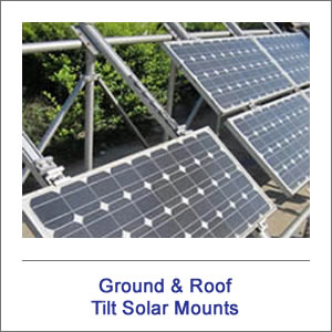 Tilt Solar Panel Mounting Hardware