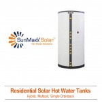 Residential Solar Hot Water Tanks