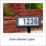 Solar Address Lights