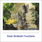Solar Birdbath Fountains