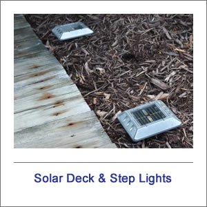 Solar Deck & Step Garden Lights