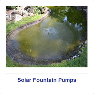 Solar Fountain Pumps
