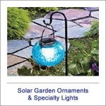 Solar Garden Ornaments & Specialty Lights