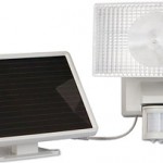 Solar Powered 10 Watt Halogen Outdoor Security Flood Light