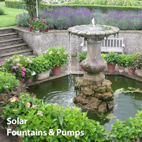 Solar Fountains & Pumps