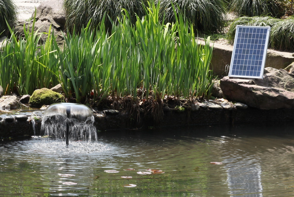 Solar Water Fountain Medium Output Pump Kit 12 24V 360 GPH