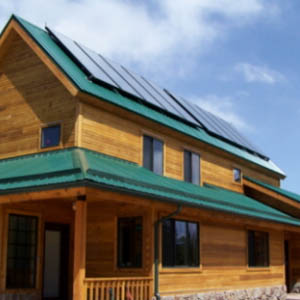 110W Solar Power AC Cabin Kit