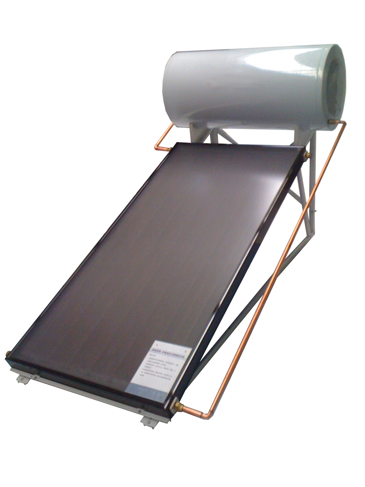 40 Gallon Flat Plate Thermosyphon DIY Solar Hot Water Kit (Pressurized)