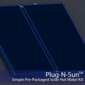 Plug-N-Sun Simple Solar Hot Water Kit