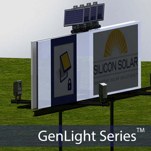 Commercial Solar LED Sign Light 1600 Lumens with 5 Year Warranty
