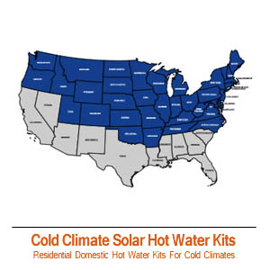 Cold Climate Solar Hot Water Kits
