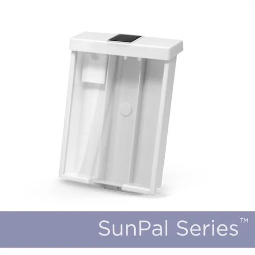 Outdoor Brochure Box and Card Holder with Integrated LED Solar Light