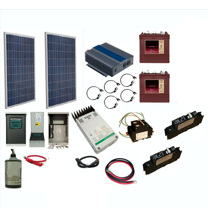 TruPower AC Off Grid Cabin Kit 240W - Moderate by Silicon Solar