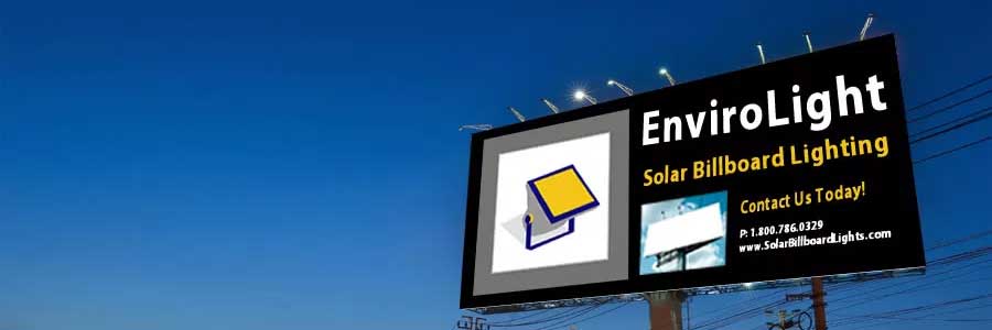 Solar sales billboard light