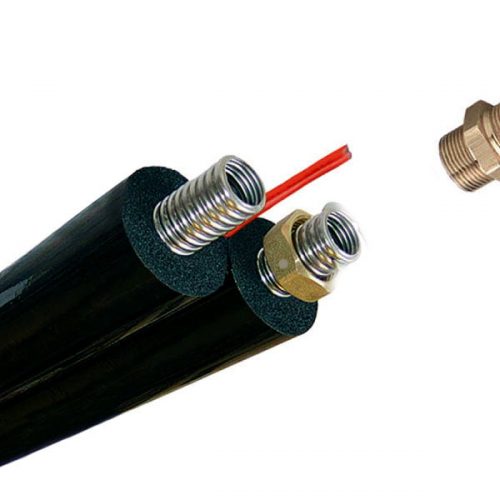 3/4IN Dual Stainless Steel Pre Insulated Pipe - 82FT Suitable for Drinking Water - Image 2