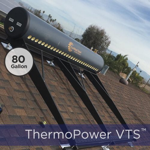 ThermoPower VTS 30 Tube / 80G Thermosyphon Solar Hot Water Kit With Heat Pipes - Image 6