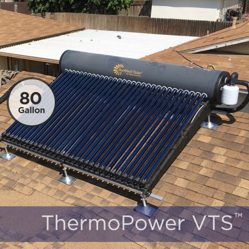 ThermoPower VTS 30 Tube / 80G Thermosyphon Solar Hot Water Kit With Heat Pipes - Image 5