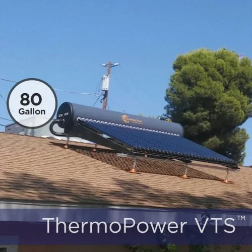 ThermoPower VTS 30 Tube / 80G Thermosyphon Solar Hot Water Kit With Heat Pipes - Image 8