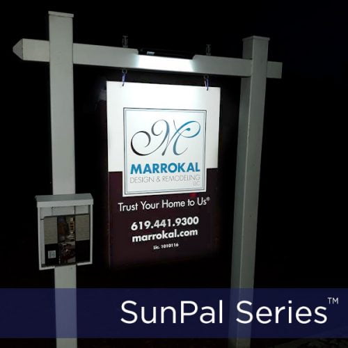 New SunPal 2x Solar Real Estate Light