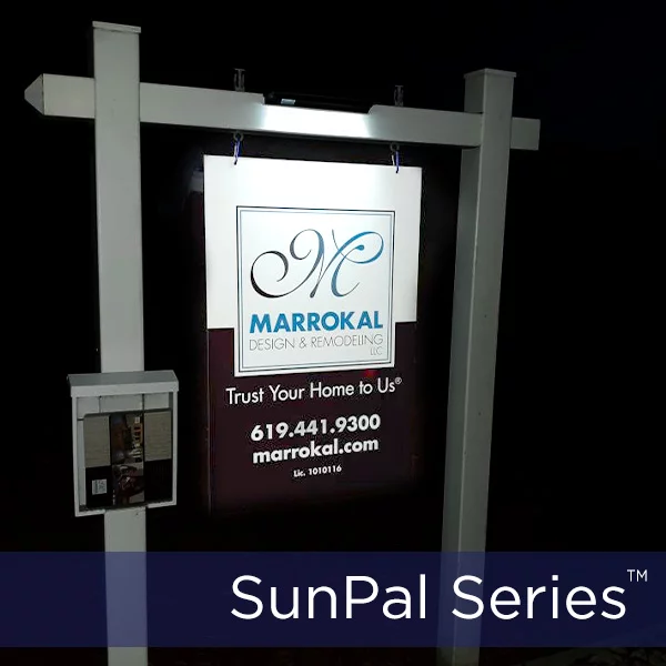 New SunPal 2x Solar Real Estate Light