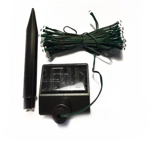 Solar Holiday Colored String Lights -10ft LED Long Lasting for Cloudy Conditions - Image 2