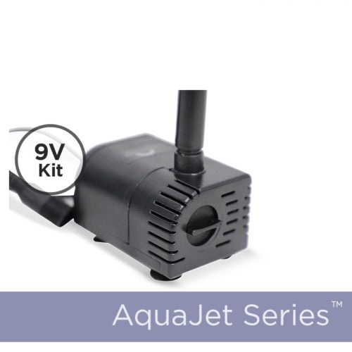 Solar Water Fountain Pump with Battery Backup 9V AquaJet Pro Kit - Image 3