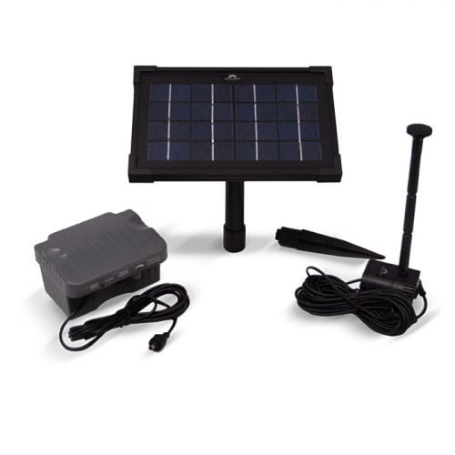 Solar Water Fountain Pump with Battery Backup 9V AquaJet Pro Kit - Image 10
