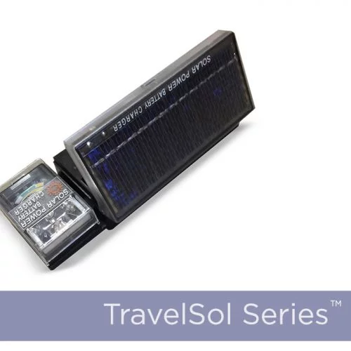 Travel Solar Battery Charger AA or AAA with Charge Indicator