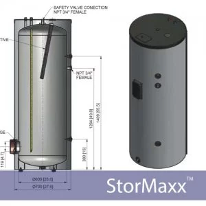 Solar Water Storage Tanks