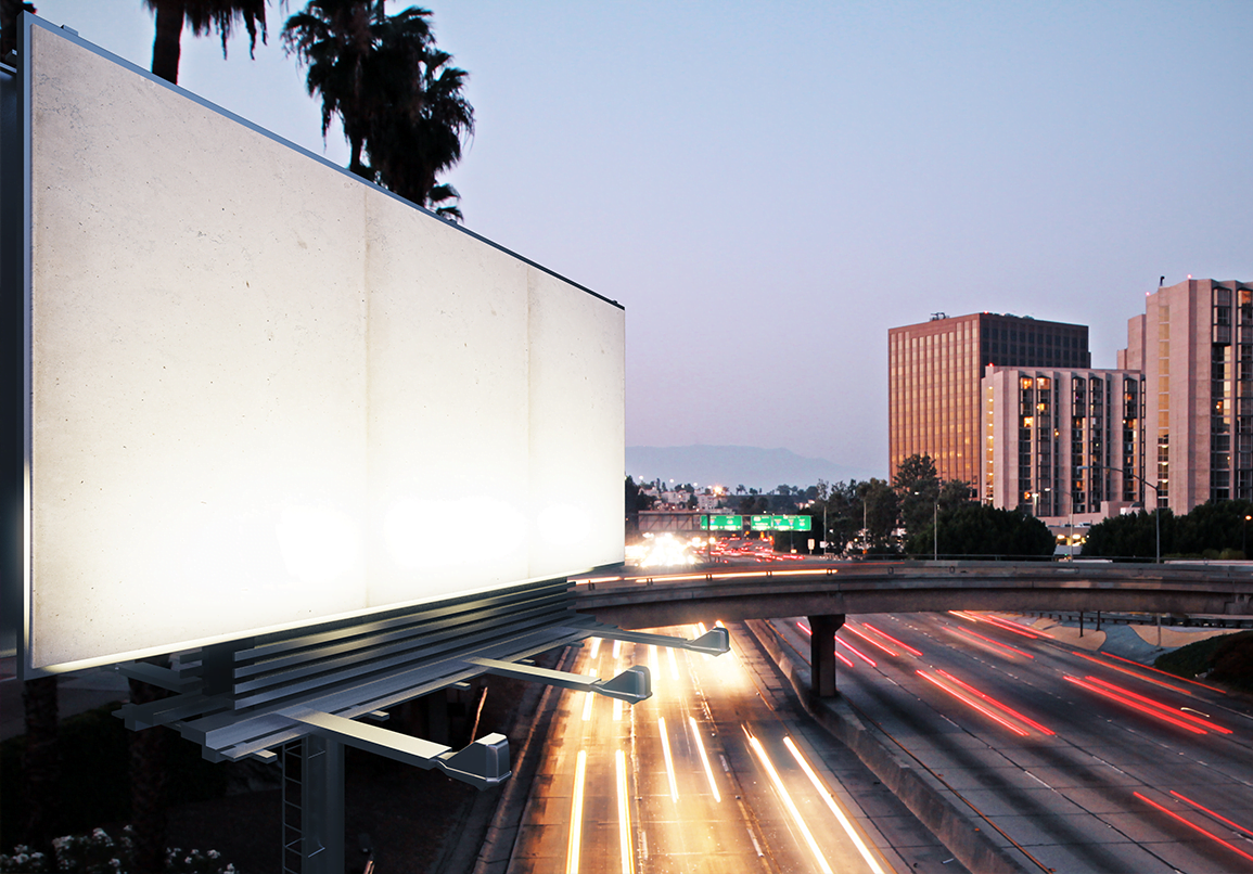 solar billboard light