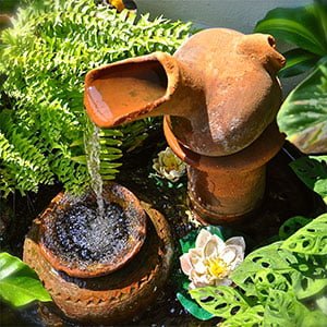 Cascading Solar Fountains