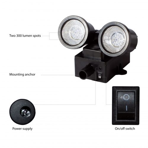 36-LED Multi Purpose Solar Flag - Spot and Tree Up-light - Image 9
