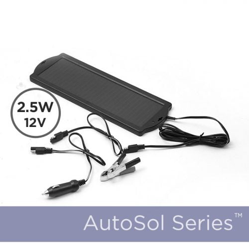 2.5 Watt 12V Solar Car Battery Charger