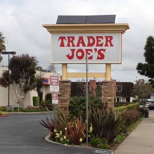 Trader Joes Solar Sign Light